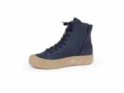 Schnürstiefelette, 100 % Leder, 39 dunkelblau, 37