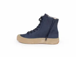 Schnürstiefelette, 100 % Leder, 39 dunkelblau, 37