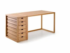 Schreibtisch Quint, B 120 x T 70 x H 72 cm, Buche