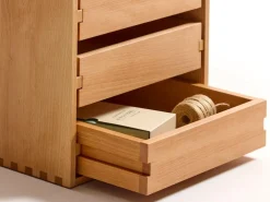 Schubladenbox Yunit Pur, mit 3 Laden, Buche