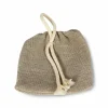 Seifensäckchen, 70 % Leinen kbA, 30 % Baumwolle kbA