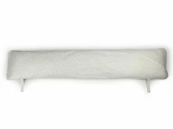 Set: Still- und Seitenschläferkissen mit Überzug, Julie blaugrau, 37 x 180 cm, Überzug: 100 % Baumwolle, Füllung: 100 % Schurwolle (Schaf), GOTS