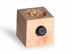 Set: Zirbenwürfel "Zeit zum Durchatmen" mit Zirbenflocken + Zirbenwald Öl