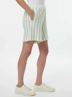 Short aus Bio Baumwolle, 51 pastellgrün/weiss ringel, S, GOTS
