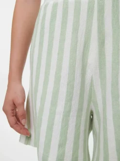 Short aus Bio Baumwolle, 51 pastellgrün/weiss ringel, S, GOTS