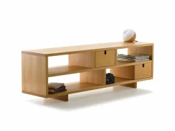 Sideboard Valetto groß ohne Bügel, mit 2 Laden,, B 152.9, Buche