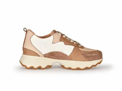 Sneaker aus Bio Leder, 21 nougat, 38
