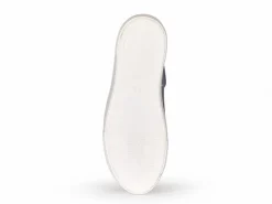 Sneaker aus Bio Leder/Leinen, 38 navy, 38