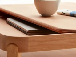 Sofatisch Alwy, 80 x 80 cm, Buche