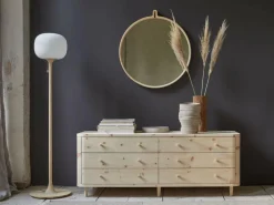 Stehleuchte Tando inkl. Leuchtmittel, Buche