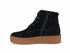 Stiefelette aus Bio Leder, 81 mitternachtblau, 38