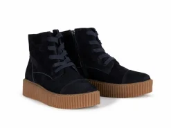 Stiefelette aus Bio Leder, 81 mitternachtblau, 38