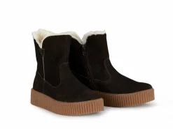 Stiefelette mit Wollfutter, 78 mokka, 38