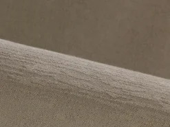 Stoffhousse für Stegbetthaupt Jukai Pur, B = 140 cm, Baumwollstoff Ondula Taupe (140)