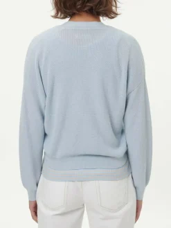 Strickjacke aus Bio-Baumwolle, 93 himmelblau, S, GOTS