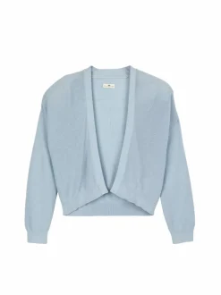 Strickjacke aus Bio-Baumwolle, 93 himmelblau, S, GOTS