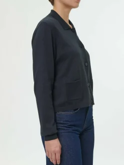 Strickjacke aus Bio-Baumwolle, 38 navy, S, GOTS