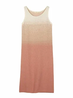 Strickkleid aus Bio-Baumwolle und Leinen, 77 strick degradé, S, GOTS