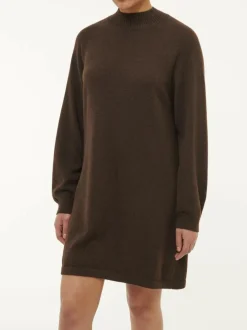Strickkleid aus Yakwolle, 67 espresso, S