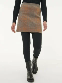 Strickrock aus Yakwolle und Kamelhaar, 70 yak jacquard/karo, S