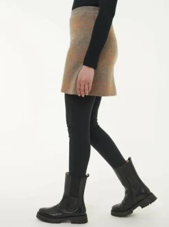 Strickrock aus Yakwolle und Kamelhaar, 70 yak jacquard/karo, S