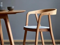 Stuhl Asensio, mit Armlehne, Buche