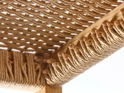 Stuhl Karim, mit handgeflochtener Sitzfläche, Buche