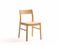 Stuhl Karim, mit Holz-Sitzfläche, Buche