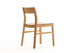 Stuhl Karim, mit Holz-Sitzfläche, Buche