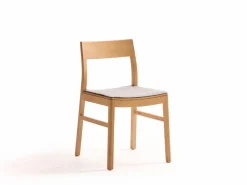Stuhl Karim, mit Holz-Sitzfläche, Buche