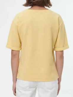 Sweat T-Shirt aus Bio Baumwolle/Hanf, 53 zitronensorbet, 38