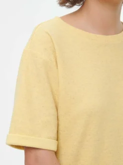 Sweat T-Shirt aus Bio Baumwolle/Hanf, 53 zitronensorbet, 38