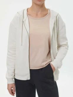 Sweatjacke aus Bio-Baumwolle, 16 perlmutt, 38, GOTS