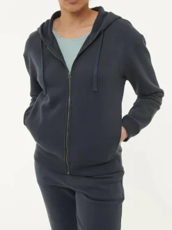 Sweatjacke aus Bio-Baumwolle, 38 navy, 38, GOTS