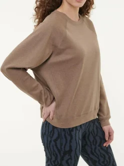 Sweatpullover aus Bio Baumwolle, 62 walnuss melange, S, GOTS