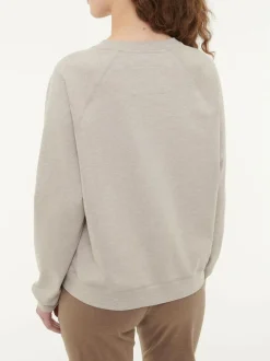 Sweatpullover aus Bio Baumwolle, 15 stein melange, S, GOTS