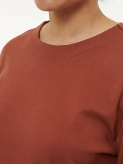 Sweatshirt aus Bio Baumwolle, 76 mahagoni, 38, GOTS