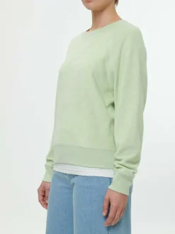 Sweatshirt aus Bio Baumwolle, 44 pastellgrün, XS, GOTS