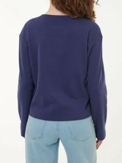 Sweatshirt aus Bio Baumwolle, 39 royalblau, 38, GOTS