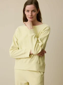 Sweatshirt aus Bio-Baumwolle, 54 pastellgelb, M, GOTS