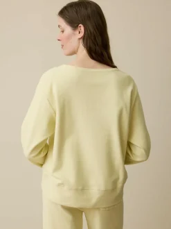Sweatshirt aus Bio-Baumwolle, 54 pastellgelb, M, GOTS