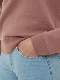 Sweatshirt aus Bio-Baumwolle, 71 cappuccino, 38, GOTS