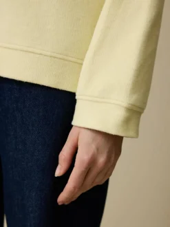 Sweatshirt aus Bio-Baumwolle, 54 pastellgelb, M, GOTS