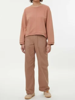 Sweatshirt aus Bio-Baumwolle, 61 sienna, 38, GOTS