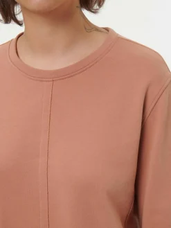 Sweatshirt aus Bio-Baumwolle, 61 sienna, 38, GOTS