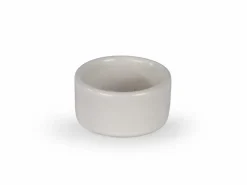 Teelichthalter weiß, H 3 cm ø 5 cm