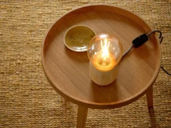 Tischleuchte Osino inkl. Leuchtmittel, Buche