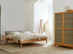 Tischleuchte Torasu, Höhe 30 cm, Ø 14 cm, Eiche, inkl. Leuchtmittel