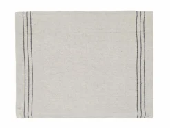 Tischset EMMA, natur/blau, 38 x 48 cm, 50 % Baumwolle/50 % Leinen, GOTS