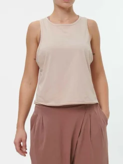 Top aus Bio Baumwolle, 73 camelie, S, GOTS